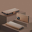 CaseMe - Hoesje geschikt voor iPhone 15 Pro Max - Retro Wallet Book Case - Met Magnetische Sluiting - Bruin