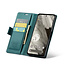 CaseMe - Hoesje geschikt voor Google Pixel 8 - Retro Wallet Book Case - Met Magnetische Sluiting - Groen