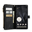 CaseMe - Hoesje geschikt voor Google Pixel 8 Pro - Vintage Wallet Book Case Ritssluiting - Met Magneetsluiting - Zwart