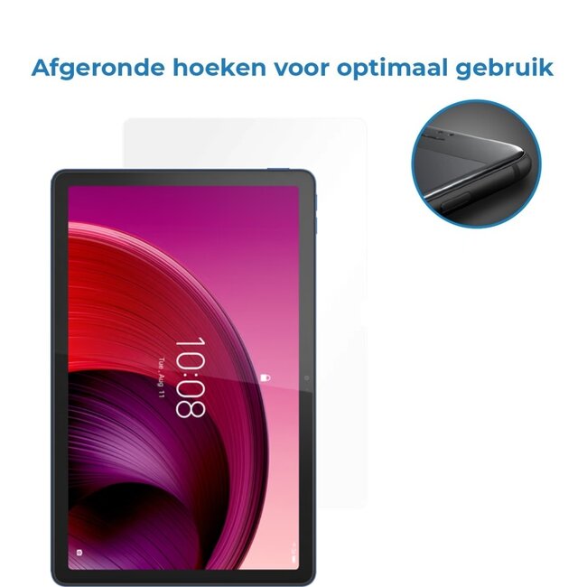 Case2go - Screenprotector voor Lenovo Tab M10 5G - 10.6 inch - Gehard Glas - Transparant