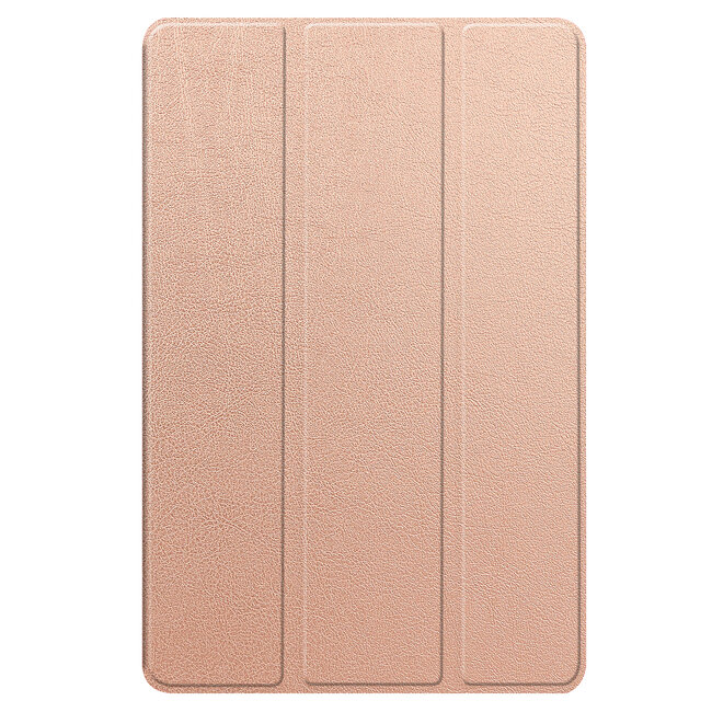 Case2go - Tablet hoes geschikt voor Lenovo Tab P12 (2023) - Tri-Fold Book Case - Auto/Wake functie - Rose-Goud
