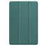 Case2go - Tablet hoes geschikt voor Lenovo Tab P12 - Tri-Fold Book Case - Auto/Wake functie - Groen