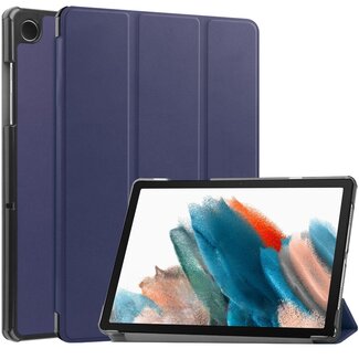 Case2go Case2go - Tablet hoes geschikt voor Samsung Galaxy Tab A9 Plus (2023) - Tri-fold hoes met auto/wake functie - 11 inch - Blauw