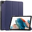 Case2go Case2go - Tablet hoes geschikt voor Samsung Galaxy Tab A9 Plus (2023) - Tri-fold hoes met auto/wake functie - 11 inch - Blauw