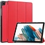 Case2go Case2go - Tablet hoes geschikt voor Samsung Galaxy Tab A9 Plus (2023) - Tri-fold hoes met auto/wake functie - 11 inch - Rood