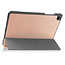 Case2go - Tablet hoes geschikt voor Samsung Galaxy Tab A9 Plus (2023) - Tri-fold hoes met auto/wake functie - 11 inch - Rose gold