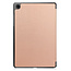 Case2go - Tablet hoes geschikt voor Samsung Galaxy Tab A9 Plus (2023) - Tri-fold hoes met auto/wake functie - 11 inch - Rose gold