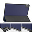 Case2go - Tablet hoes geschikt voor Lenovo Tab M10 5G - Tri-Fold Book Case - Auto/Wake functie - Donker Blauw