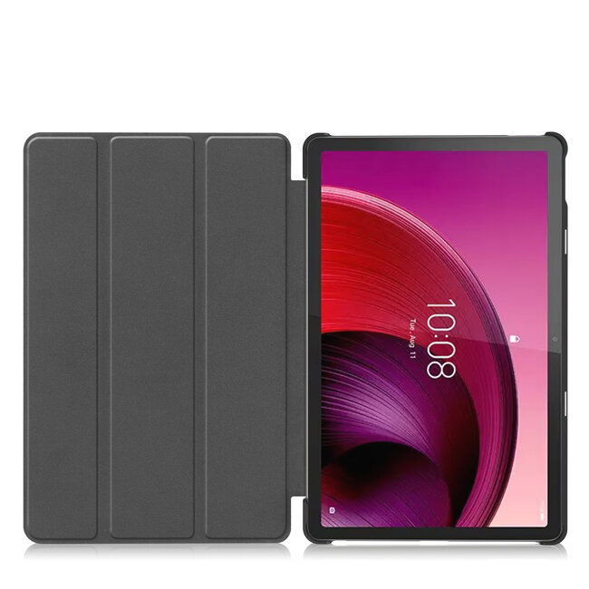 Case2go - Tablet hoes geschikt voor Lenovo Tab M10 5G - Tri-Fold Book Case - Auto/Wake functie - Good Night