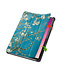 Case2go - Tablet hoes geschikt voor Lenovo Tab M10 5G - Tri-Fold Book Case - Auto/Wake functie - Witte Bloesem
