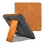 Case2go - E-reader hoes geschikt voor Kobo Libra 2 / Tolino Vision 6 - Sleepcover - Auto/Wake functie - Met handstrap - Bruin