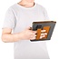 Case2go - E-reader hoes geschikt voor Kobo Libra 2 / Tolino Vision 6 - Sleepcover - Auto/Wake functie - Met handstrap - Bruin