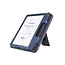 Case2go - E-reader hoes geschikt voor Kobo Libra 2 / Tolino Vision 6 - Sleepcover - Auto/Wake functie - Met handstrap - Donker Blauw