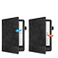 Case2go - E-reader Hoes geschikt voor Kindle Paperwhite (2021) - Sleepcover - Auto/Wake functie - Met handstrap - Zwart