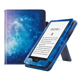 Case2go Case2go - E-reader Hoes geschikt voor Kindle Paperwhite (2021) - Sleepcover - Auto/Wake functie - Met handstrap - Midnight