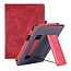 Case2go - E-reader Hoes geschikt voor Kindle Paperwhite (2021) - Sleepcover - Auto/Wake functie - Met handstrap - Rood