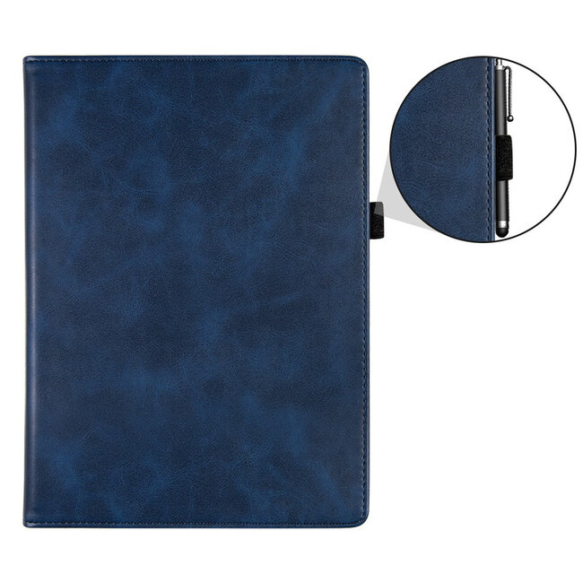 Case2go - E-reader Hoes geschikt voor Kindle Paperwhite (2021) - Sleepcover - Auto/Wake functie - Met handstrap - Donkerblauw