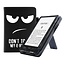 Case2go - E-reader Hoes geschikt voor Kindle Paperwhite (2021) - Sleepcover - Auto/Wake functie - Met handstrap - Don't touch me