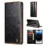 CaseMe - Telefoonhoesje geschikt voor Apple iPhone 15 Pro Max - Flip Wallet Case - Magneetsluiting - Donker Bruin