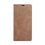 CaseMe - Telefoonhoesje geschikt voor Apple iPhone 15 Pro - Wallet Book Case - Met Magnetische Sluiting - Bruin