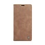 CaseMe - Telefoonhoesje geschikt voor Apple iPhone 15 Pro Max - Wallet Book Case - Met Magnetische Sluiting - Bruin