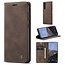 CaseMe CaseMe - Telefoonhoesje geschikt voor Samsung Galaxy S23 FE  - Wallet Book Case - Met Magnetische Sluiting - Donker Bruin