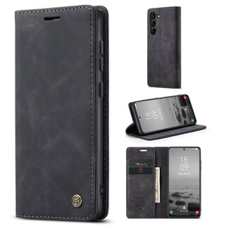 CaseMe CaseMe - Telefoonhoesje geschikt voor Samsung Galaxy S23 FE  - Wallet Book Case - Met Magnetische Sluiting - Zwart