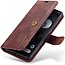 CaseMe - Telefoonhoesje geschikt voor Google Pixel 8 - Bookcover - Met Afneembare Magneet - Backcase - Ming Serie - Rood