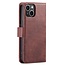 CaseMe - Telefoonhoesje geschikt voor iPhone 15 - Bookcover - Met Afneembare Magneet-backcase - Ming Serie - Rood
