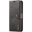 CaseMe - Telefoonhoesje geschikt voor Samsung Galaxy S23 FE - Bookcover - Met Afneembare Magneet - Backcase - Ming Serie - Grijs