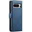 CaseMe - Telefoonhoesje geschikt voor Google Pixel 8 Pro - Bookcover - Met Afneembare Magneet - Backcase - Ming Serie - Blauw