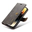 CaseMe - Telefoonhoesje geschikt voor iPhone 15 Pro Max - Bookcover - Met Afneembare Magneet-backcase - Ming Serie - Grijs