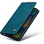 CaseMe - Telefoonhoesje geschikt voor Apple iPhone 15 Plus - Wallet Book Case - Met Magnetische Sluiting - Blauw