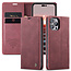 CaseMe - Telefoonhoesje geschikt voor Apple iPhone 15 Plus - Wallet Book Case - Met Magnetische Sluiting - Rood