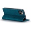 CaseMe - Telefoonhoesje geschikt voor Apple iPhone 15 - Wallet Book Case - Met Magnetische Sluiting - Blauw