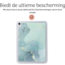 Hoozey - Tablet hoes geschikt voor Samsung Galaxy Tab S8+/S7+/S7 FE (2022/2021/2020) - 12.4 inch - Tablet hoes - Marmer print - Groen