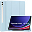 Case2go Case2go - Tablet hoes geschikt voor Samsung Galaxy Tab S9 Plus (2023) - Tri-fold Case - Met Pencilhouder - Paars
