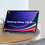Case2go - Tablet hoes geschikt voor Samsung Galaxy Tab S9 Plus (2023) - Tri-fold Case - Met Pencilhouder - Roze