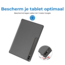 Case2go - Tablet hoes geschikt voor Samsung Galaxy Tab S9 Ultra (2023) - Auto Wake/Sleep functie - Tri-Fold Book Case met penhouder - Grijs
