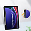 Case2go - Tablet hoes geschikt voor Samsung Galaxy Tab S9/S9 FE (2023) - Acrylic Trifold case met Auto/Wake functie en Magneetsluiting - Zwart