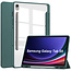 Case2go Case2go - Tablet hoes geschikt voor Samsung Galaxy Tab S9/S9 FE (2023) - Acrylic Trifold case met Auto/Wake functie en Magneetsluiting - Donker Groen