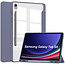Case2go Case2go - Tablet hoes geschikt voor Samsung Galaxy Tab S9/S9 FE (2023) - Acrylic Trifold case met Auto/Wake functie en Magneetsluiting - Paars