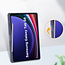 Case2go - Tablet hoes geschikt voor Samsung Galaxy Tab S9/S9 FE (2023) - Acrylic Trifold case met Auto/Wake functie en Magneetsluiting - Paars
