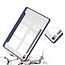 Case2go - Tablet hoes geschikt voor Samsung Galaxy Tab S9/S9 FE (2023) - Acrylic Trifold case met Auto/Wake functie en Magneetsluiting - Donker Blauw