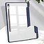 Case2go - Tablet hoes geschikt voor Samsung Galaxy Tab S9/S9 FE (2023) - Acrylic Trifold case met Auto/Wake functie en Magneetsluiting - Donker Blauw