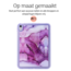 Hoozey - Tablet hoes geschikt voor Apple iPad 10 (2022) - 10.9 inch - Tablet hoes - Marmer print - Paars