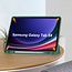 Case2go - Tablet hoes geschikt voor Samsung Galaxy Tab S9 (2023) - Auto Wake/Sleep functie - Tri-Fold Book Case met penhouder - Donker Groen