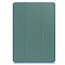 Case2go - Tablet hoes geschikt voor Samsung Galaxy Tab S9 (2023) - Auto Wake/Sleep functie - Tri-Fold Book Case met penhouder - Donker Groen