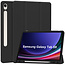Case2go Case2go - Tablet hoes geschikt voor Samsung Galaxy Tab S9 (2023) - Auto Wake/Sleep functie - Tri-Fold Book Case met penhouder - Zwart