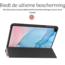 Hoozey - Tablet hoes geschikt voor Apple iPad Mini 6 (2021) - 8.3 inch - Sleep cover - Marmer print - Blauw/Roze